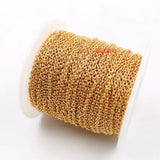 20m Stainless Steel Thin 1.5mm/2mm Round Link Chain DIY