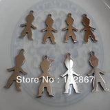 10pcs BABY BOYS stainless steel pendant necklace Jewelry DIY accessories