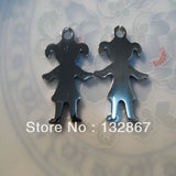 Lot 10pcs BABY GIRLS charms stainless steel pendant necklace Jewelry