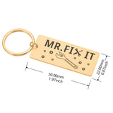 Father Dad Papa Birthday Gift Daddy Keyring Fathers Keyrings Men Stepfather