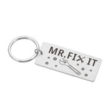 Father Dad Papa Birthday Gift Daddy Keyring Fathers Keyrings Men Stepfather