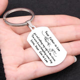 Father-in-Law Keychain Wedding Gift from Son-in-Law