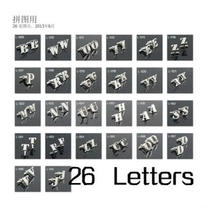 High-Cufflinks for Men 2014 Cuff Links Letter Wholesales