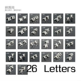 High-Cufflinks for Men 2014 Cuff Links Letter Wholesales