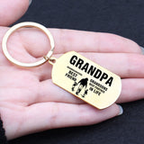 Father's Gift Keychain Grandpa Charms: Best Life Partner
