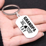 Father's Gift Keychain Grandpa Charms: Best Life Partner