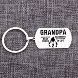 Father's Gift Keychain Grandpa Charms: Best Life Partner