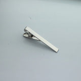 Father's Gift Stainless Steel Name Brooch Logo Products Silver Tie Clip