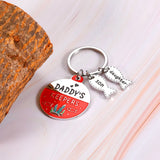 Dad Birthday Valentine Gift Keychain From Kids Wife