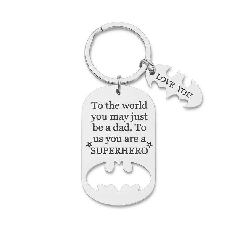 Dad Birthday Keychain I Love You From Family Husband Wife Kids