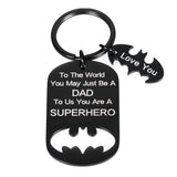 Dad Birthday Keychain I Love You From Family Husband Wife Kids