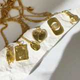 Fatima Rhinestones Heart Kiss Necklace Lucky Eyes Pendant Couple Jewelry