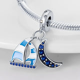 Four Leaf Clover Paw Silver Beads Charm for Bracelet Necklace