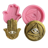 Fatima Hand Silicone Mold for DIY Jewelry and Home Decor