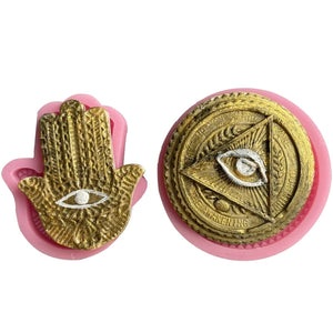 Fatima Hand Silicone Mold for DIY Jewelry and Home Decor