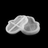 Fatima Hand Tray Silicone Mold Hamsa Hand Plate Epoxy Resin Casting DIY Craft