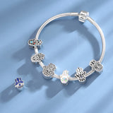 Fatima's Hand Beads S925 Sterling Silver Lady Bracelet