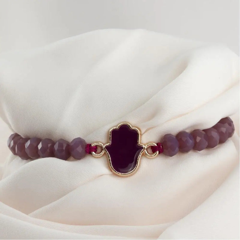Fatma Hand Crystal Bracelet