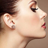 Stainless Steel Druzy Stud Earrings for Women