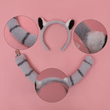 Animal Headband Set for Halloween Cosplay Party Supplies