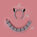 Animal Headband Set for Halloween Cosplay Party Supplies