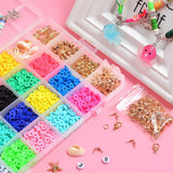 Delicate Handcraft Pendant Charms & Elastic Strings for Diy Bracelet