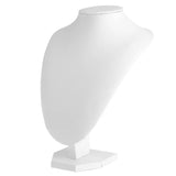 Faux Leather Mannequin Necklace Pendant Jewelry Bust Display Stand