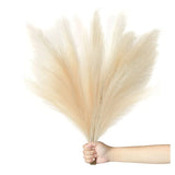 Tall Faux Bulrush Reed Grass - Vase Filler for Home Living Room Kitchen Wedding