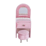 Girls Faux Pearl Dresser Jewelry Box Organizer