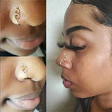 Faux Septum Piercing Rings Jewelry Nose Rings Double Hoop Clip