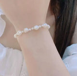 Baroque Freshwater Pearl Bracelet AA 3-10MM - Wedding Birthday Gift