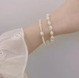 Real Freshwater Pearl Bracelet, Wedding Party Jewelry Gift