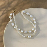 Real Freshwater Pearl Bracelet, Wedding Party Jewelry Gift