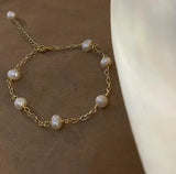 Pearl Bracelet AA 7-8MM Freshwater Pearl Jewelry Women Gift