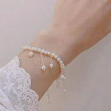 Potato Round Freshwater Pearl Bracelet - Fine Lady's Chirstmas Gift