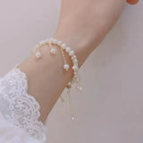 Potato Round Freshwater Pearl Bracelet - Fine Lady's Chirstmas Gift
