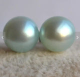 8MM Freshwater Pearl Silver Stud Earring Wedding Bridesmaid Jewelry