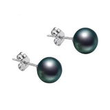Natural Freshwater Pearls S925 Silver Stud Earrings Classic Women Gift