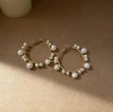 Pearl Fine Jewelry Freshwater Pearls Ring Hook Earrings