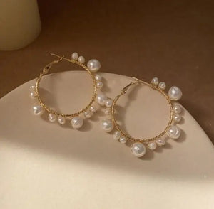 Pearl Fine Jewelry Freshwater Pearls Ring Hook Earrings