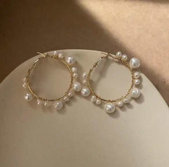 Pearl Fine Jewelry Freshwater Pearls Ring Hook Earrings