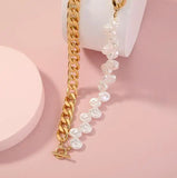 Baroque Sea Shell Choker Pearl Necklace Classic Women Gift