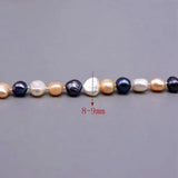 MultiColor Baroque Freshwater Pearl Long Necklace for Women