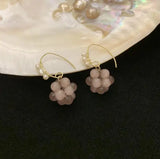 Classic Pearl Cat's Eye Dangle Earrings