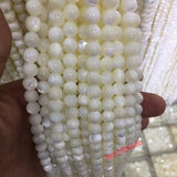 Natural Trochus Shell Stone Round Loose Beads 4-12mm for Jewelry Making