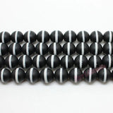 Natural Agat Stone Round Loose Dzi Beads 6 8 10 12mm