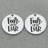 Fear is a liar Necklace, Proverbs 31 woman Necklace, Mommy Necklace