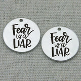 Fear is a liar Necklace, Proverbs 31 woman Necklace, Mommy Necklace