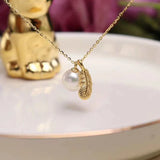 Feather 925 Silver Pendant Base Settings for Pearl Coral Jade Beads Stones