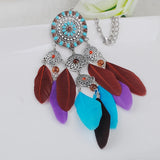 Feather Charm Necklace for Women